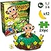 Goliath Banana Blast - Pull The Bananas Until The Monkey Jumps Game - Includes a Fun Colorful 24pc Puzzle by Goliath , Green