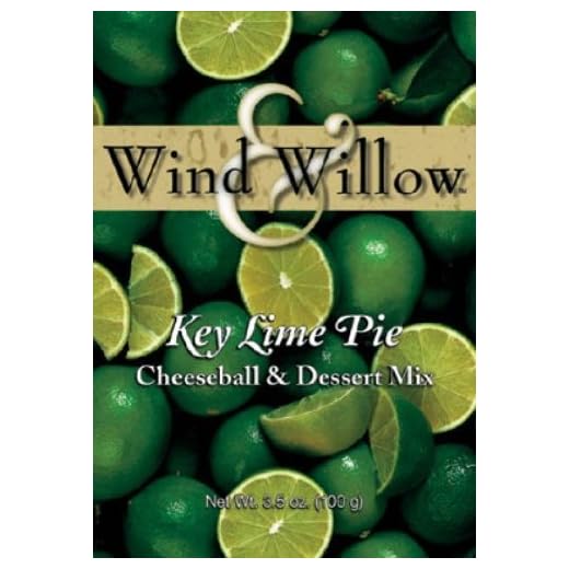 Wind and Willow Key Lime Pie Cheeseball & Dessert Mix - 3.5 Ounce (4 Pack)