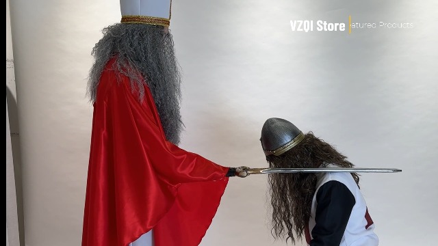 Disfraz infantil caballero medieval con cinturón miniatura 6