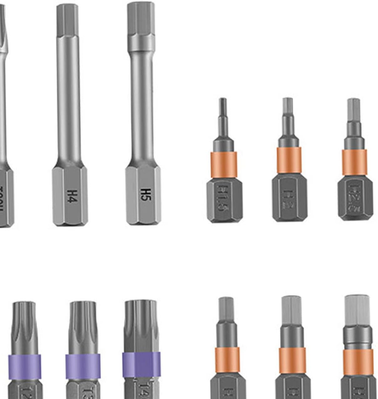 42 in 1 Ratchet Set with Magnetic Bits, 50nm Torsion Performance, Aluminium Handle for Household, Bike, Motorcycle and More (Orange Storage Box)