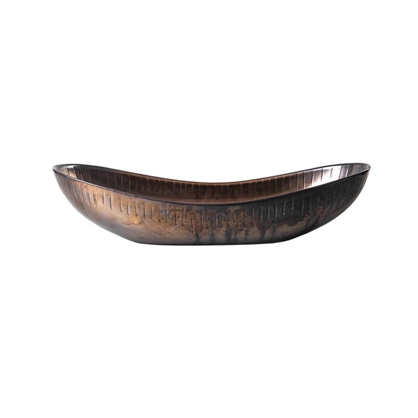 Plant Saucers Retro Ceramic Flower Saucer Ship Type Drip Tray