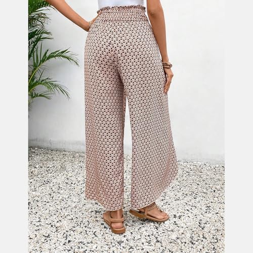 Pantalon large anti-chaleur fluide et léger pour vacances d'été