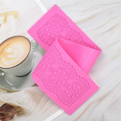 Moldes de silicona 3D de hojas huecas para chocolate, molde de panal de abeja, caramelo, patrón de flores, molde para fondant, decoración de tartas