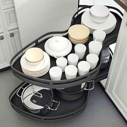Armoire d'angle coulissante en acier pour organiser votre cuisine moderne