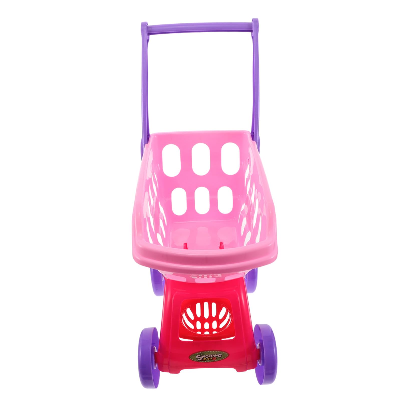 WOONEKY Carrello Giocattolo Mini Supermercato Simulazione Trolley Spingibile per Gioco di Ruolo Educativo con Dimensioni Adatte Mani Piccole per Gioco di Gruppo e Famiglia