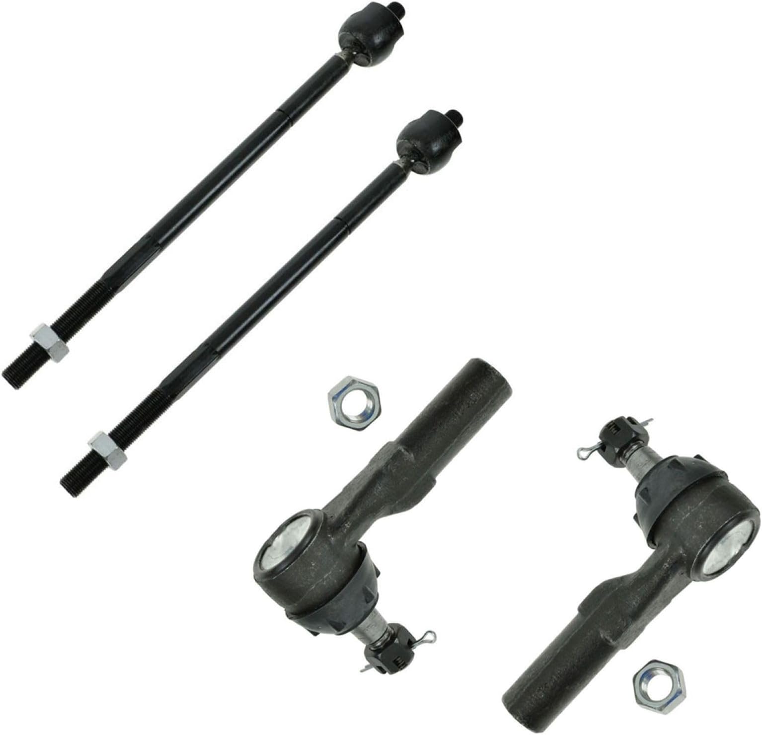 4 Piece Kit Inner Outer Tie Rod End LH RH Set for Dakota Durango Pickup SUV