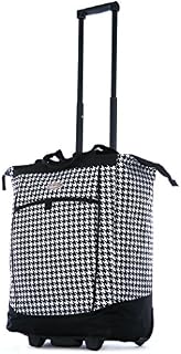 Olympia Fashion Rolling Shopper Tote - Houndstooth, 2300 cu. in
