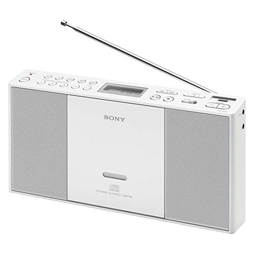 Sony ZS-PE60 bärbar radio/USB/radio/MP3/CD-inspelare, vit