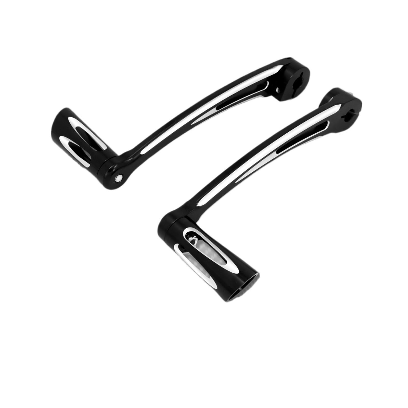 Syc27qp Black Shift Lever Shift Pedal Lever Motorcycle Motorcycle Heel Toe Shift Lever Shifter Peg For Touring Electra Street Glide Flhr 88-Up For Softail Fls Flhtc 86-17
