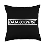 Funny Data Scientist Graphic Throw Pillow