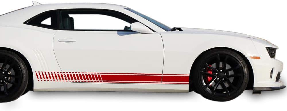 Set Racing Side Stripes Stickers Decals Compatible with CHEVROLET CAMARO
