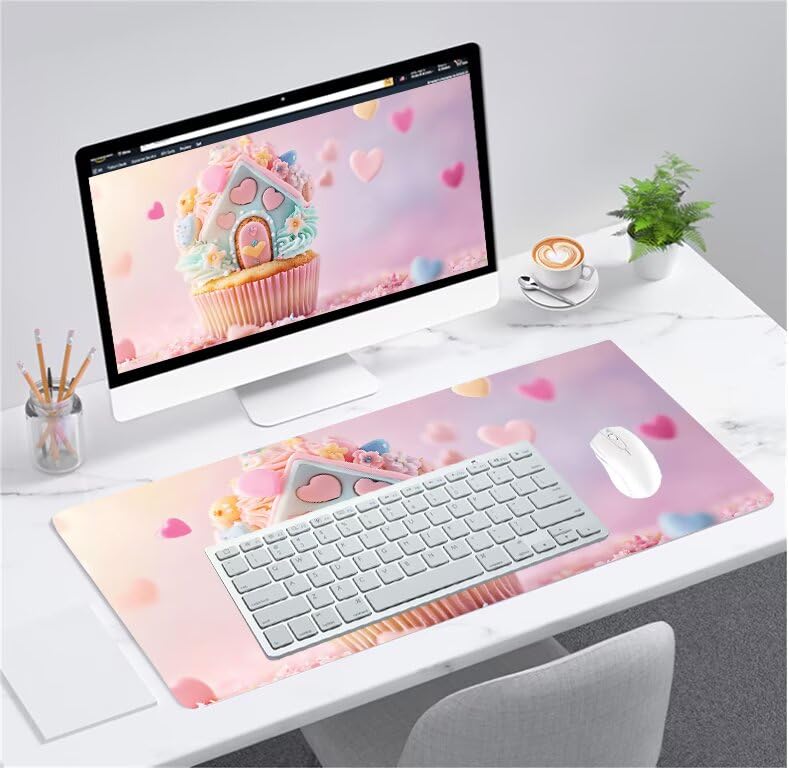 Tapis de souris antidérapant grand format résistant à l'eau pour le travail sur PC - 2