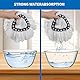 4 Stück Spin Mop Kopf für Vileda, Wischmoppkopf Ersatz und 2 Mopp-Basis Combo Set, Mikrofaser Moppkopf, Spin Mop Ersatzkopf, Wischmopp Ersatzköpfe für Vileda Triangle Swivel Mops