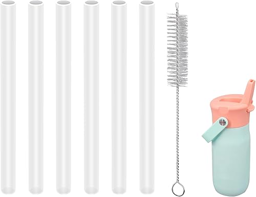 KLOWOAH Popote de repuesto compatible con botella de agua Zak de 14 onzas, sin BPA (paquete de 6)