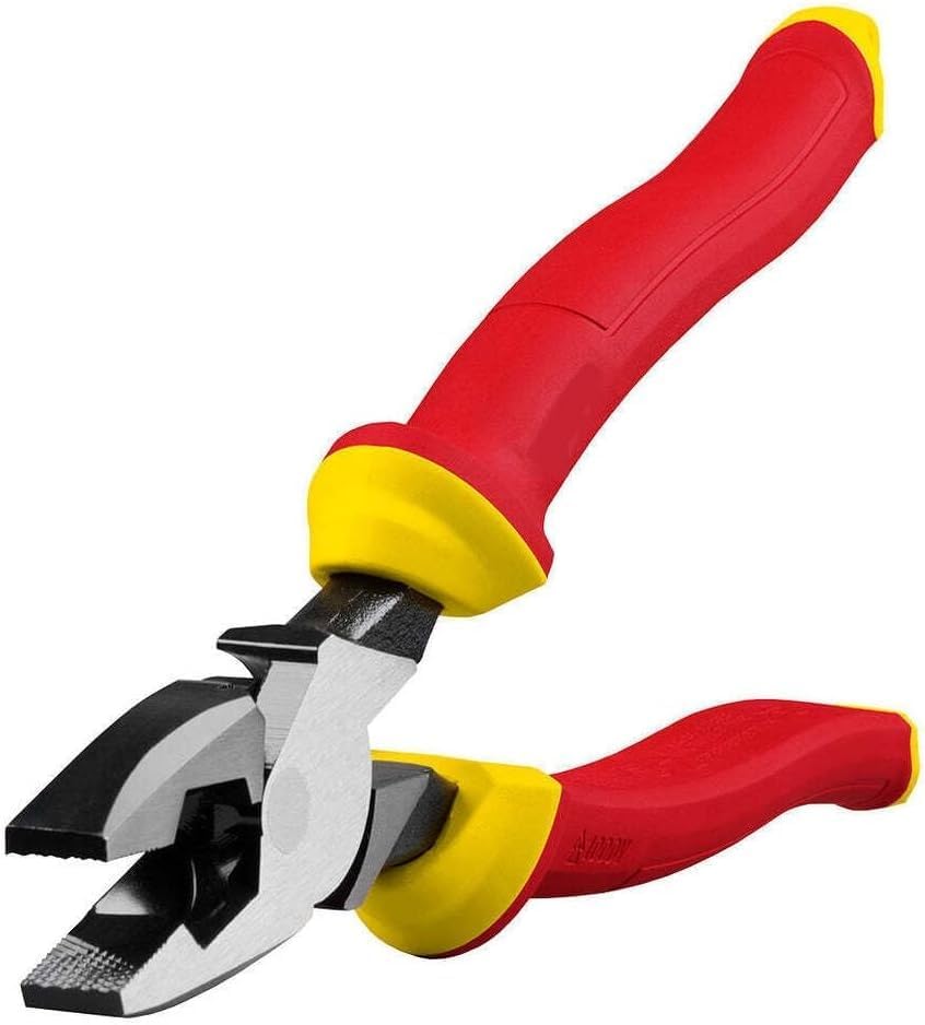 Linemans Pliers, Electrician Tools, Lineman Tools, Hand Tools,For Milwaukee 48-22-2209 1000v Insulated 9" Maximum Leverage Lineman'S Pliers