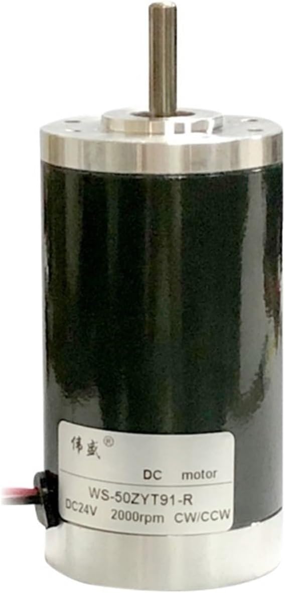 50mm Motor 12v24V Micro Power Speed Control Motor CW CCW High Speed Low Noise Motor(12V 3000RPM,Only Motor)