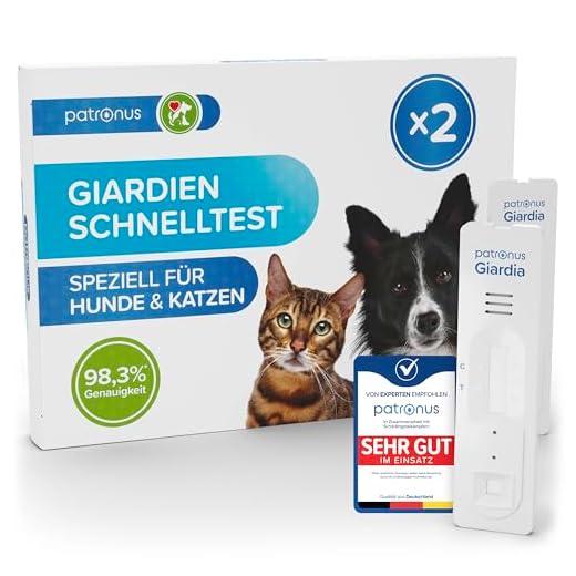 Giardien Schnelltest 2X für Haustiere