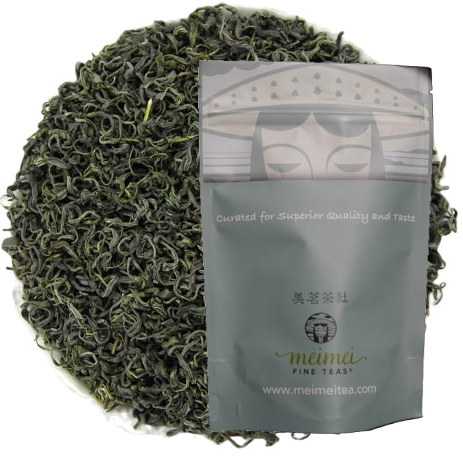 MeiMei Fine Teas Premium Early Spring Enshi Jade Dew Green Tea, Chinese Loose Leaf Tea Ecologically Grown High Mountain Selenium-Rich, High Antioxidants Energy Boost 75g/2.65oz
