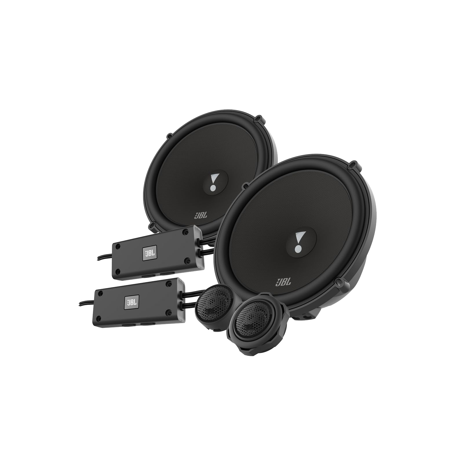 JBL Stadium 62CF Sistema de Altavoces componente 2 vías 6,5", woofer Plus One™, Tweeter Soft-Dome Edge-Driven, Crossover, 3 Ohm, 45 Hz–40 kHz, 93 dB sensibilidad, Montaje Flush/Superficie