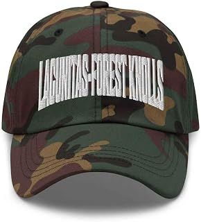 Lagunitas-Forest Knolls Baseball Cap Lagunitas-Forest Knolls Dad Hat California CA Hat Embroidered Souvenir