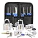 Produktbild Bestcool Dietrich Set, 12 Stück Lock Picking Set mit 6 Transparenttem Vorhängeschloss Dietrichen Kit für Anfänger und Professionelle Lockpicker