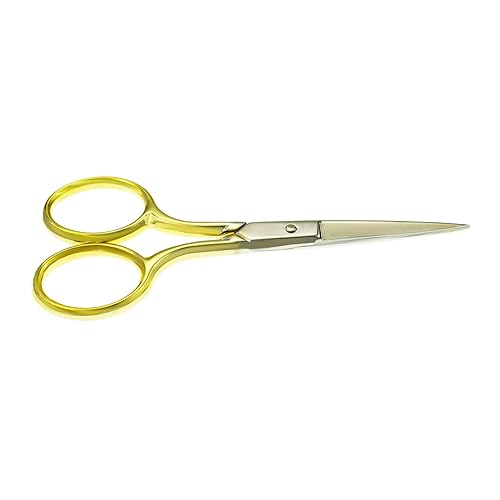 Miniatura 4 de Motanar Tijeras profesionales de aseo para cuidado personal, depilación facial y recorte de cejas de nariz y oreja, acero inoxidable, tijeras de