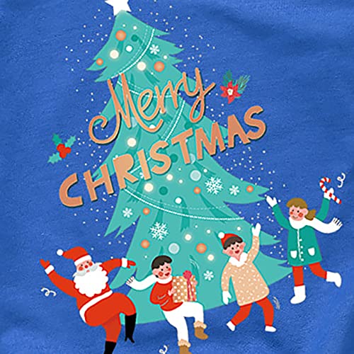 Lykmera Moletom infantil infantil inverno Natal manga longa desenho estampado carta moletom moletom