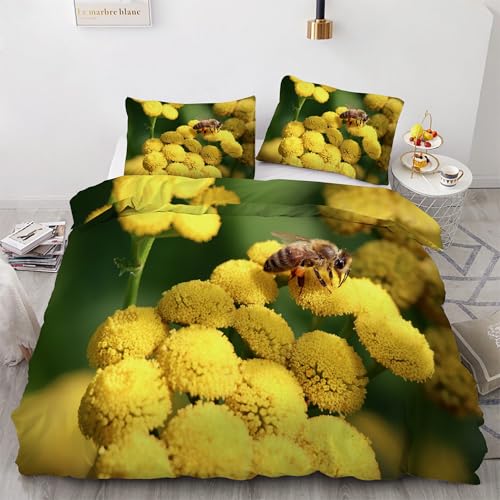 Housse de couette 90x190 cm avec zip pour éviter que la couette glisse - 2