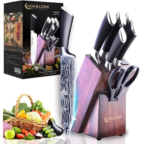 HOABLORN Juego de Cuchillos de Cocina Profesional Cover