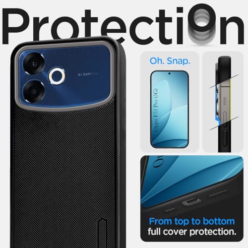 Image of Jkobi Rubberised Back Cover Case for Oppo F33 Pro 5G (Textured Grip Design | Camera Protection | Slim and Light Weight | Soft Touch and Feel)