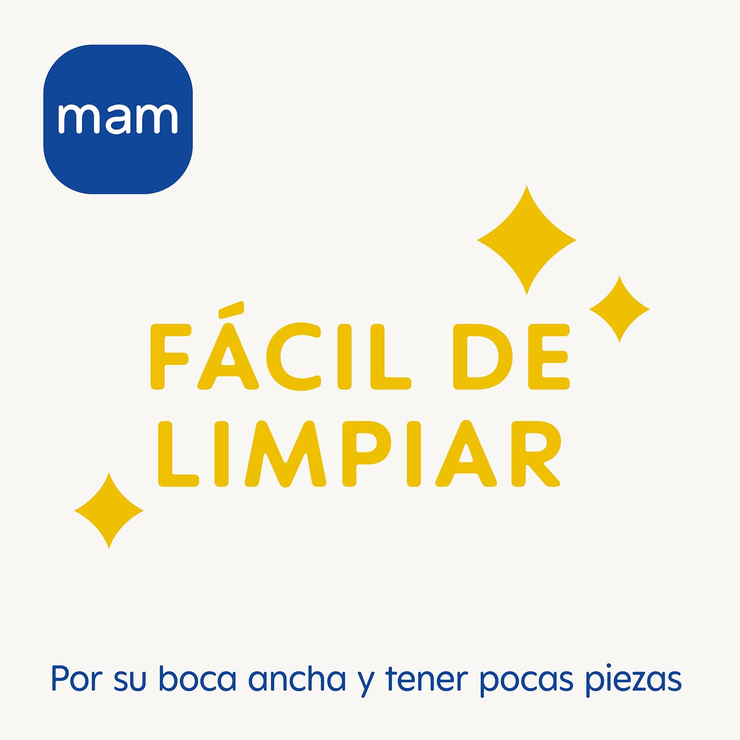 MAM Pack 2 Biberones, a partir de 4 Meses, 330ml, con Tetina 3 de Flujo Rápido de Silicona de Fácil Aceptación, Fácil de Sostener, Fácil de Limpiar, MAM Easy Active, Azul Brillante, Pack de 2uds