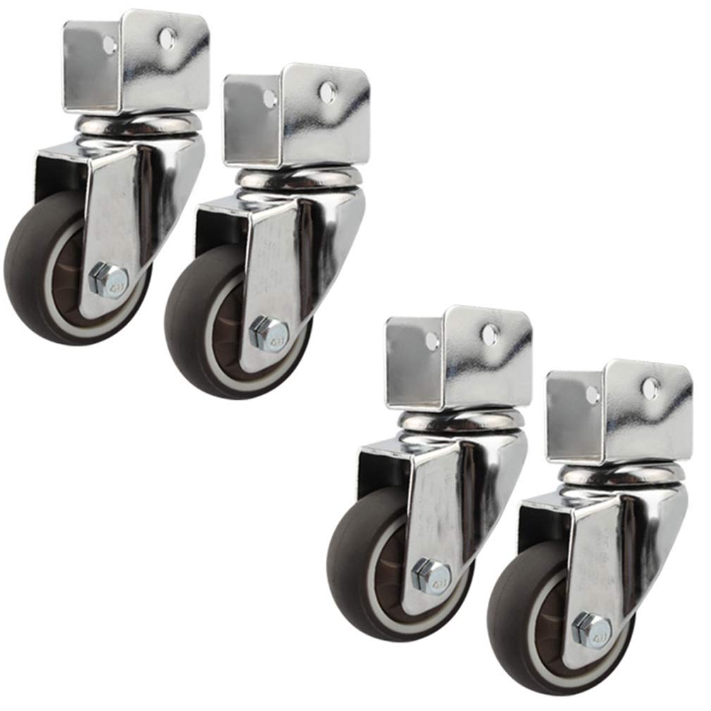 Roulettes pivotantes robustes anti-vibration pour stabiliser les meubles lourds