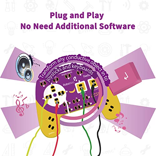 Robobloq Stem Toys, Science Kits For Kids Age 6+, Circuit Board For Kids, Simple Circuit Kit, Learning Primary Circuit Toy, Use Any Conductor And Hand To Form A Circuit, Invention Kit For Everyone #TOP5