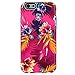 Speck Products Inked CandyShell Case for iPhone 6/6s - Retail Packaging - Wild Tropic Fuchsia/Mykonos Blue