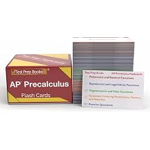 AP Precalculus Study Cards 2026-2027 AP Precalculus Review Prep and Practice Test Questions [Full Color Cards]