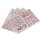 Las pegatinas Kawaii ayudan a decorar tu agenda, los colores vibrantes y los diseños lindos harán que tu vida sea más colorida.