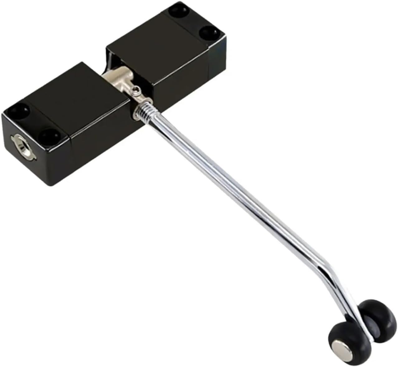 Spring Door Closer Silent Heavy Duty Automatic Closing Door Adjustable(Black)