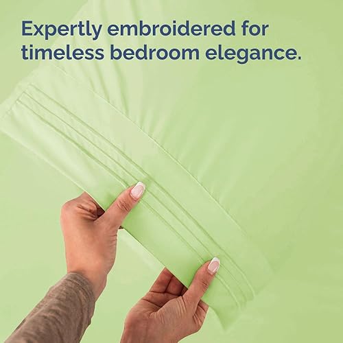 Miniatura 6 de Juego de 4 fundas de almohada de tamaño Queen  Fundas de almohada suaves de alta calidad  Protectores lavables a máquina  Almohadas de 20 x 40, 20 x