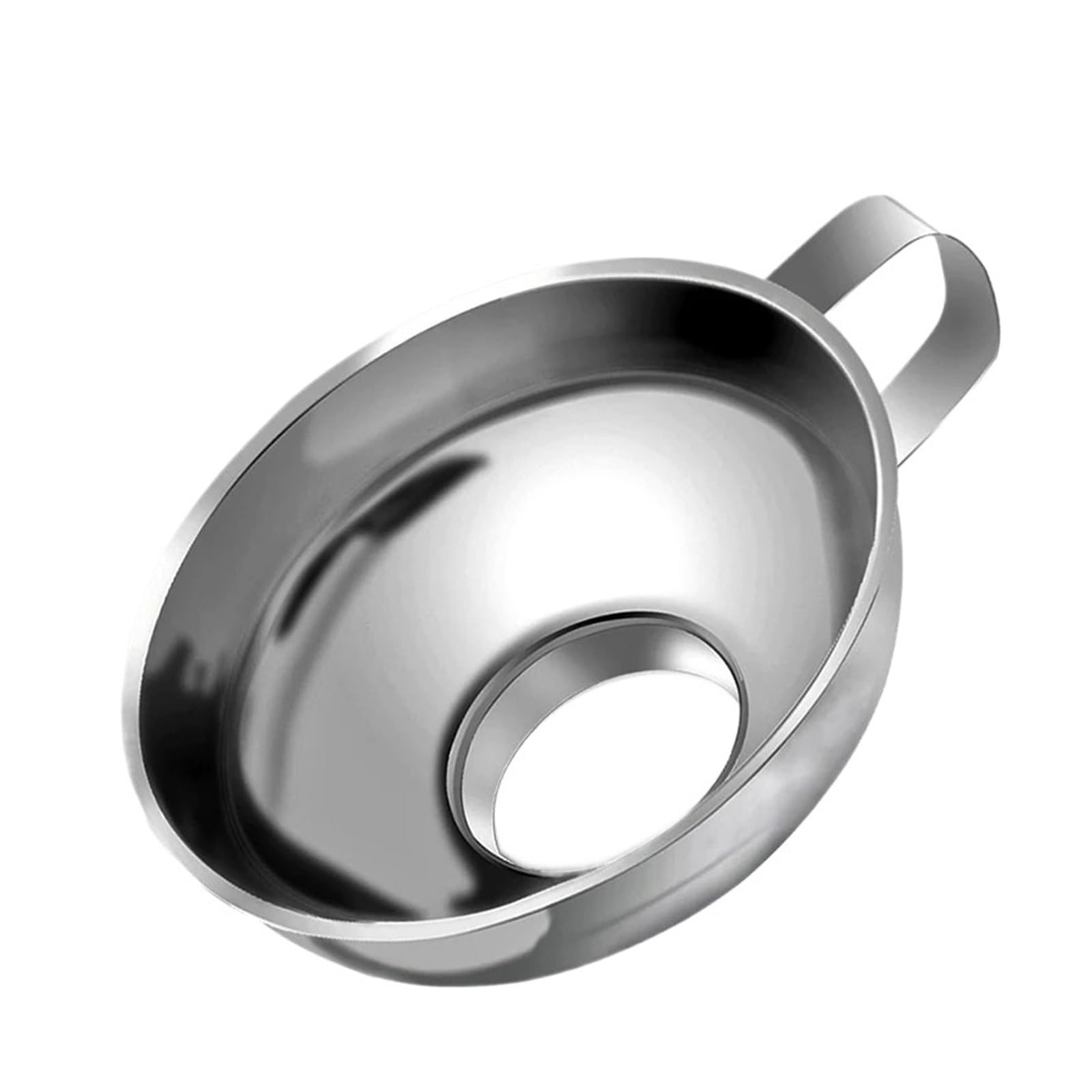 Funnels (hogar y Cocina) Embudo de enlatado de Acero Inoxidable, Embudo de Tarro de Boca Ancha con Mango for tarros de Boca Ancha y Regular, Embudo de Mermelada de Metal de Calidad alimentaria