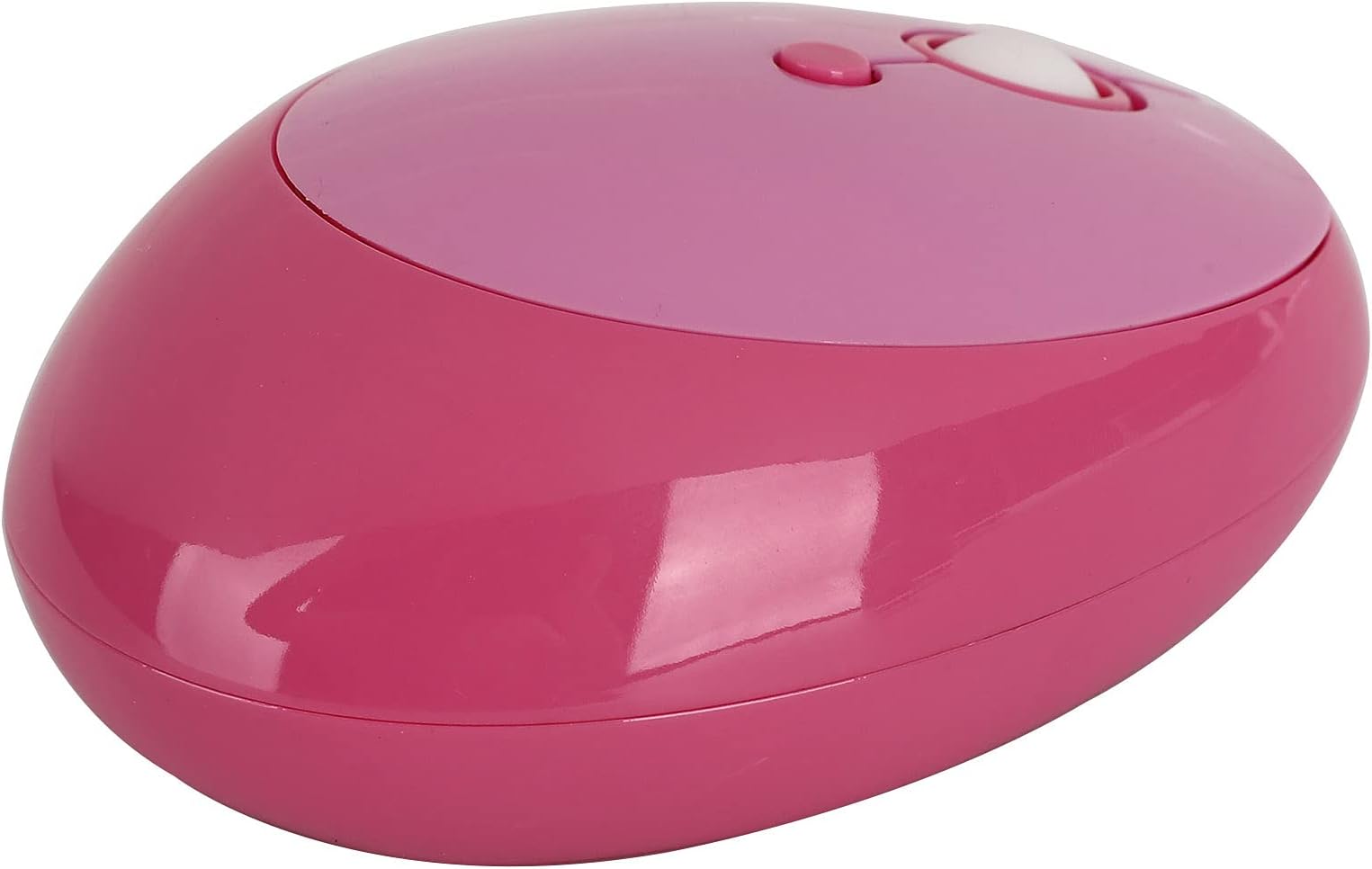 Wireless Mouse, Bluetooth 4.0 ABS Mice with USB Receiver for Desktops Laptops Tablets Phones Smart TVs, 800/1200/1600 DPI Adjustable, Cute Mice for Girl (cute purple dual mode mouse)