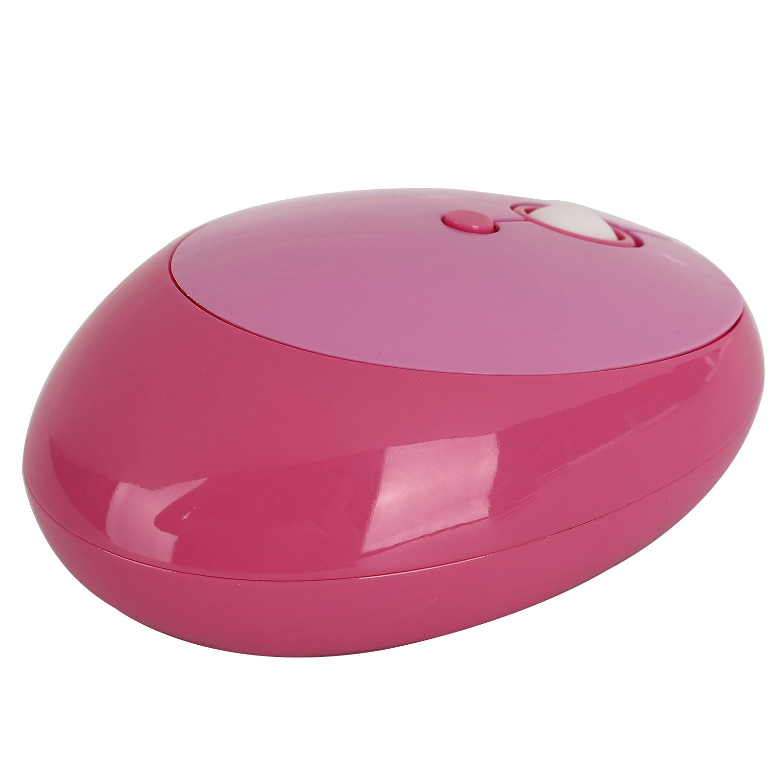 Wireless Mouse, Bluetooth 4.0 ABS Mice with USB Receiver for Desktops Laptops Tablets Phones Smart TVs, 800/1200/1600 DPI Adjustable, Cute Mice for Girl (cute purple dual mode mouse)