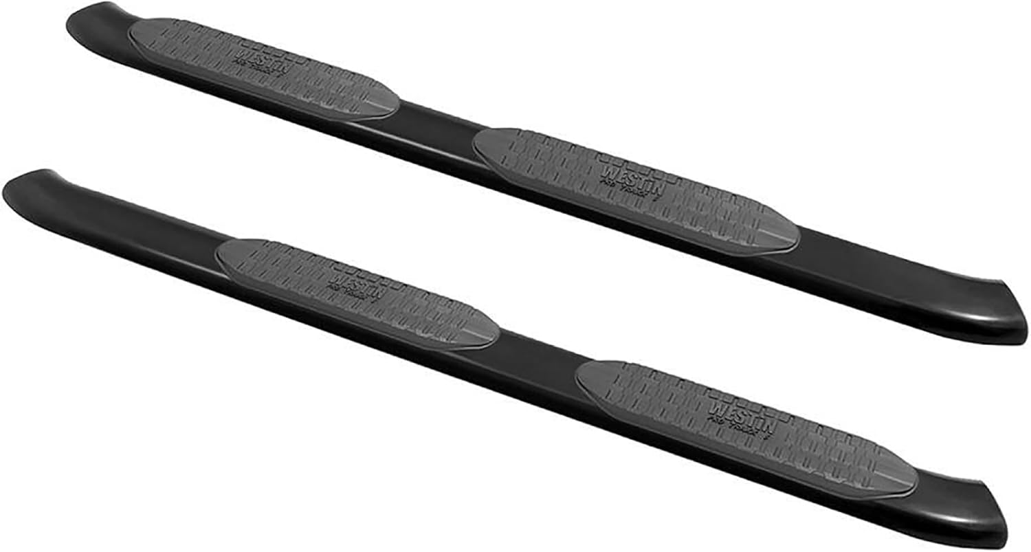 Westin 21-54065 PRO TRAXX 5 Oval Nerf Bars fits 2018-2025 Wrangler JL Unlimited 4Door Black Pair