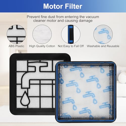 Image of Filter for Philips Power Pro FC9352 /01 Compact Bagless Vacuum Cleaner | Replacement Filter for FC9331, FC9332, FC9333, FC9555, FC9556, FC9557 PowerPro Compact and Active Cylinder Vacuum Cleaner