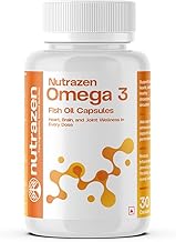 Omega-3 Supplement | Triple-Action Support for Heart, Brain & Joints with EPA & DHA | Improves Mobility & Everyday Performance | Clean Fish Oil for Daily Wellness & Agility - 30 Capsules