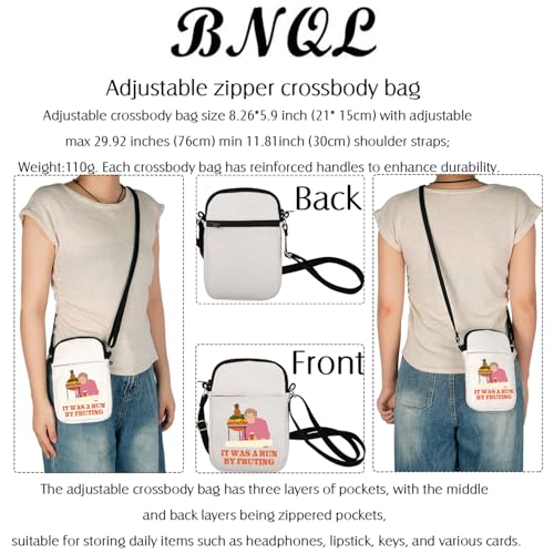 BNQL Crossbody Bag Movie Lover Fans Gift It Was a Run By Fruiting Movie Quotes Gifts Crossbody Bag4