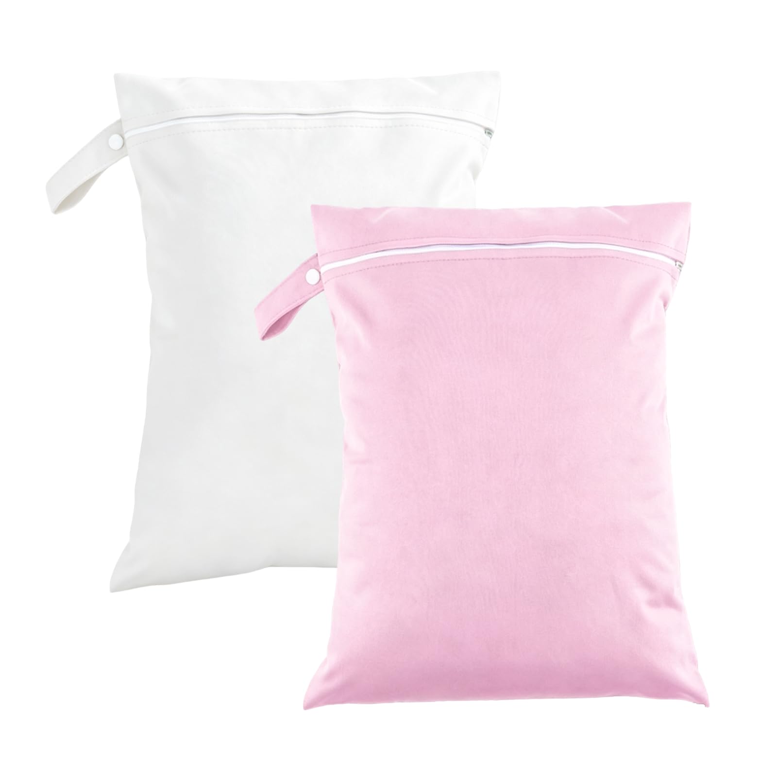 SZJYG 2 Pcs Wet Bags for Swimming, Waterproof Bag(Pink, White)
