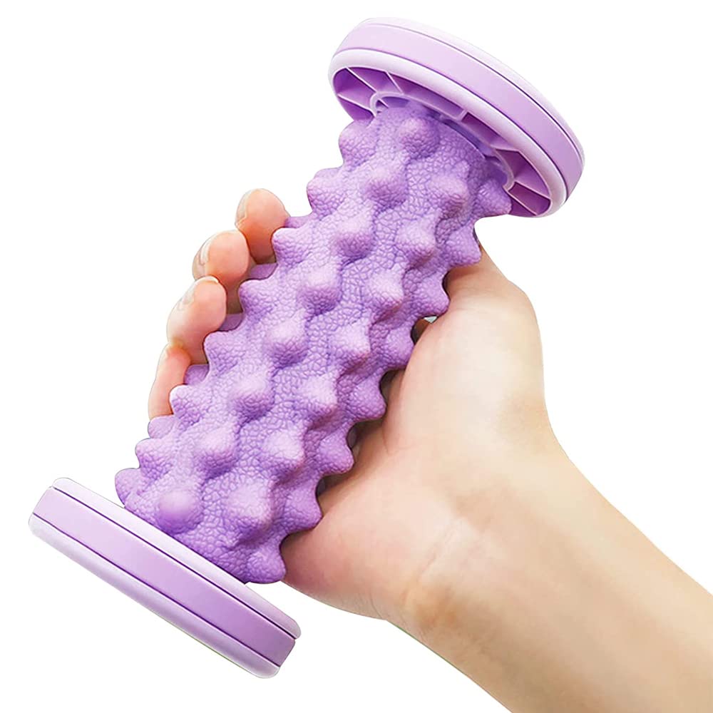 2Pz Massaggio Muscolare Roller Hand Foot Roller Massager Acupressure Trigger Point Terapia Massaggio Corpo Rilassare Dolore Muscolare,Arancia