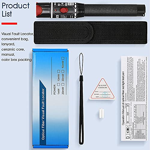 DAXGD 50 mW Optischer Fasermaler optische Fehlersucher Kabel Tester für CATV 30 – 50 km