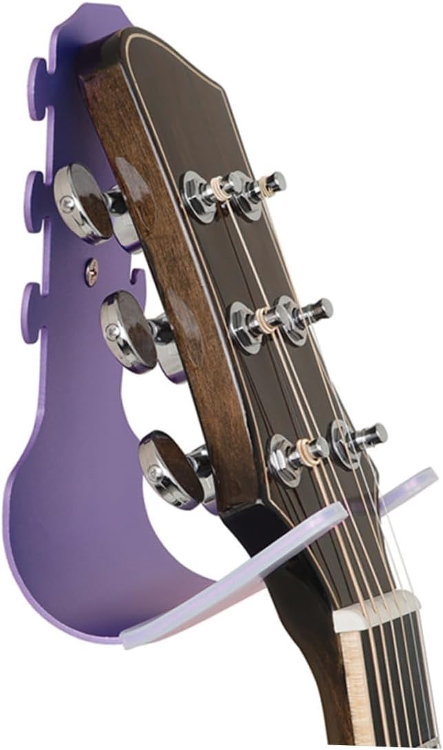 Yardwe Metal Guitar Wall Mount Hanger Hook Stable Purple Xmas image 3