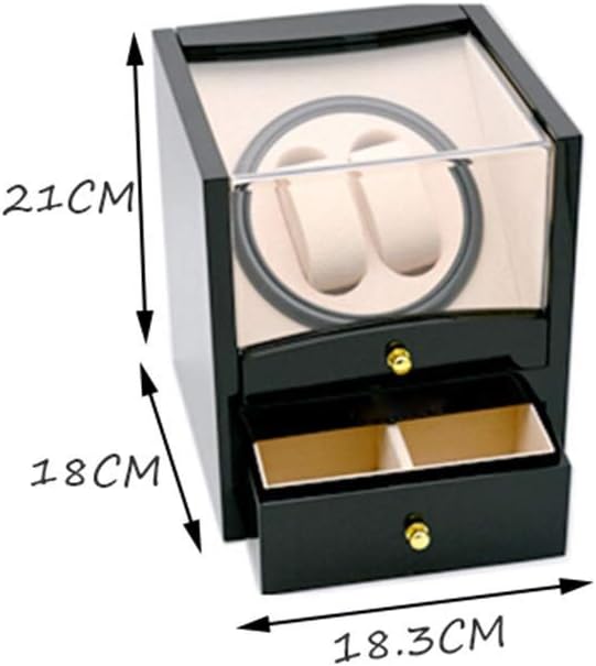 LSLYTQ Watch Winders Watch Winder Automatic Single Head Ultra Quiet High-End Mechanical Winding Watches Box Rotation Electric Motor Boxs Watch Box Needed